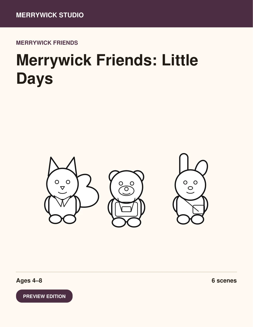 Merrywick Friends: Little Days cover