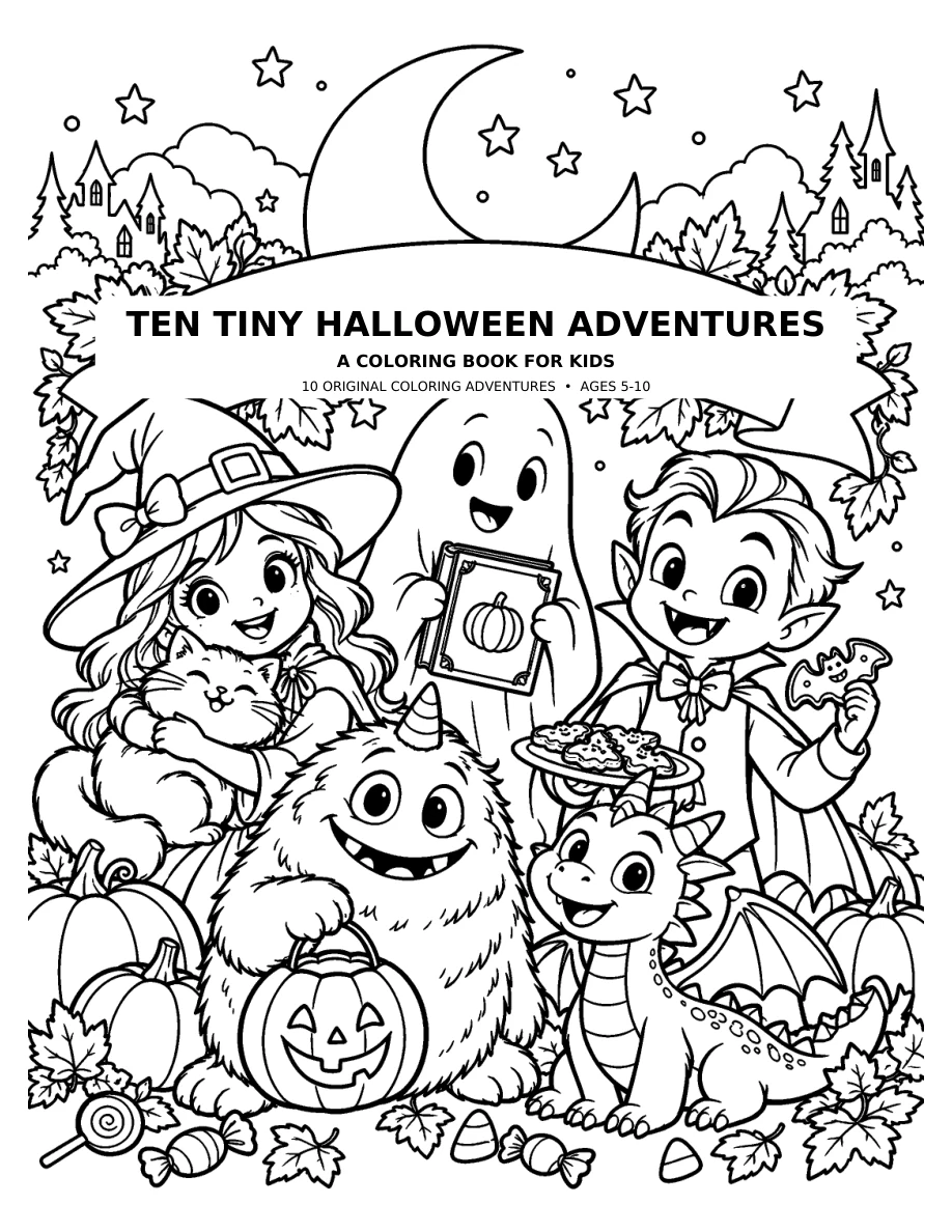 Ten Tiny Halloween Adventures cover